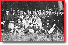 Die Musikkapelle um 1907